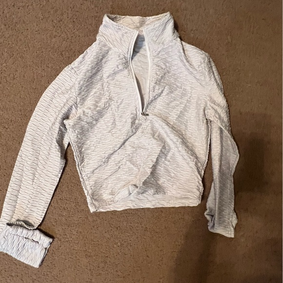 Buffbunny Collection Tops - Buffbunny cropped half zip